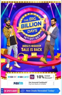 Flipkart returns with Its Annual "The Big Billion Days'