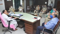 Telangana Home Minister convened crime review meeting