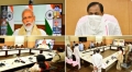 Telangana CM KCR participates in the video conference held by PM Modi