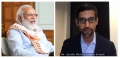 PM interacts with Google CEO Sundar Pichai