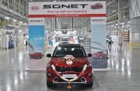 Kia Motors India rolls out the first Sonet from its Anantapur Plant