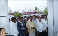 Minister Singireddy Niranjan Reddy inaugurates the low-cost food processing machinery plant