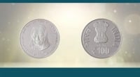 Prime Minister Narendra Modi releases commemorative coin of Rs.100 denomination