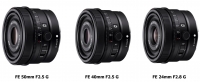 Sony Introduces Three New High-Performance G Lenses to Full-Frame Lens Series