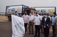 CS Somesh Kumar flags off Cryogenic Tankers at Begumpet Airport