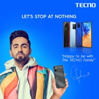 TECNO ropes in Bollywood Superstar Ayushmann Khurrana as its Indian brand ambassador for 2021