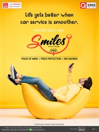 Toyota Kirloskar Motor launches all-new pre-paid service package - Smiles Plus
