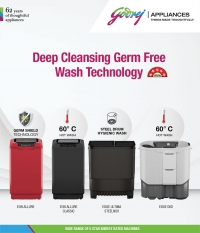 Godrej makes the winter warmer with launch of 5-star rated Hot wash enabled washing machines