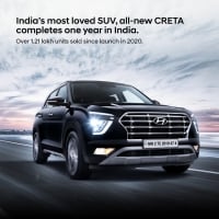 All-new CRETA completes one year over 1.21 lakh units sold in India since launch in 2020
