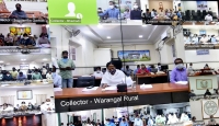 Telangana CS holds a video conference with district collectors