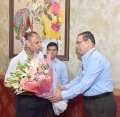 Rishi Kumar Shukla, Director, CBI met Hon'ble Governor E.S.L. Narasimhan