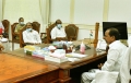 CM KCR conducts a review meeting after the CMs' Video Conference