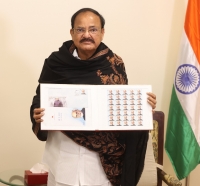Vice President releases commemorative postage stamp in honour of late Prime Minister, I K Gujral