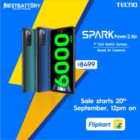 TECNO launches SPARK Power 2 Air: The new Power Play Entertainment device