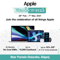 Experience Apple like never before @ Croma with Apple You & Croma