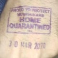 A Govt sector bank closed after a man with home quarantine stamp 