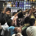 Srikakulam people queue at Liquor shops
