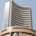 Sensex ends in green