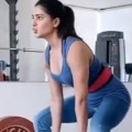 Samantha Latest Heavy Weight  Gym Workout