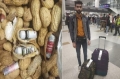 Foreign currency hidden inside groundnut caught by Airport Personne
