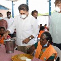 KTR joins Sanitation workers for lunch