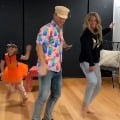 Warner and family dance again for a popular song