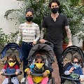 Sunny Leone Training Toddlers To Wear Masks Amid Coronavirus Outbreak