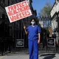 Indian origin doc protests at British PM office