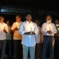 Jagan lit candle at his residence
