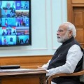 PM Modi once again video conference with CMs
