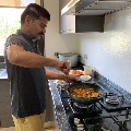 Revant reddy Cooks for his wife geetha