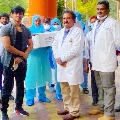 Hero Nikhil donates personal protection kits to Gandhi Hospital