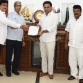Telangana film chamber of commerce Donated 25 lakhs to Telangana CM Relief Fund