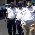 RTC drivers and conductors performing Police duty in Surat