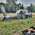 Apache helicopter lands in village of Punjab