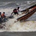Fishermet travel from chennai to srikakulam in boat